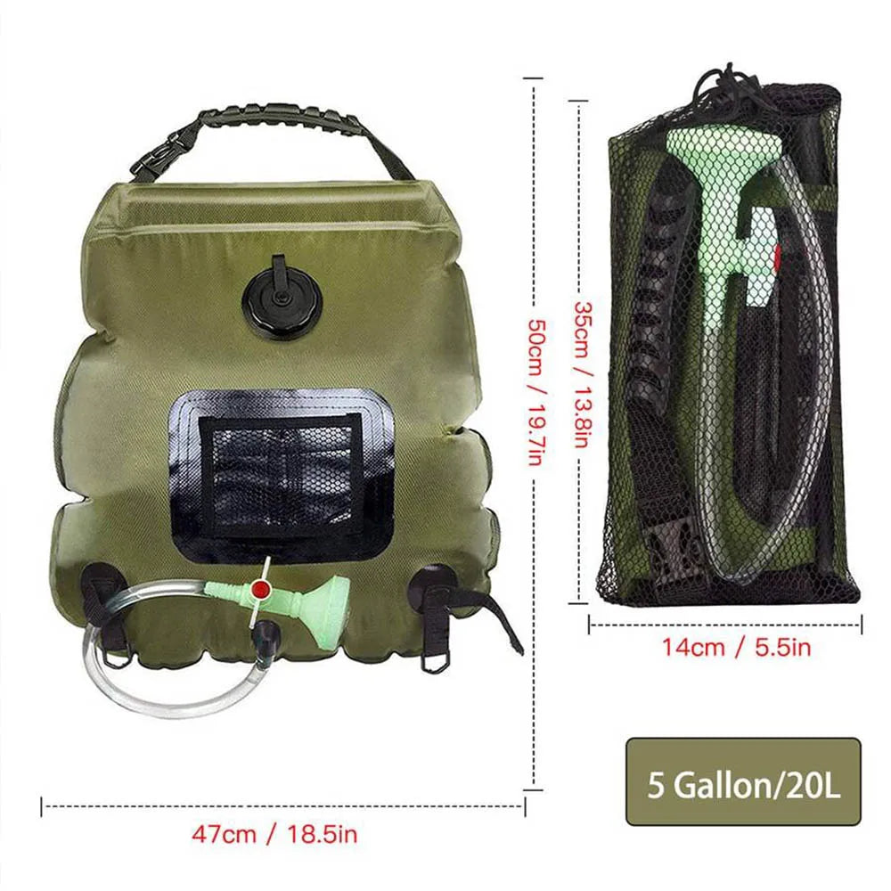 Solar Shower Outdoor Heating Premium Camping Bag