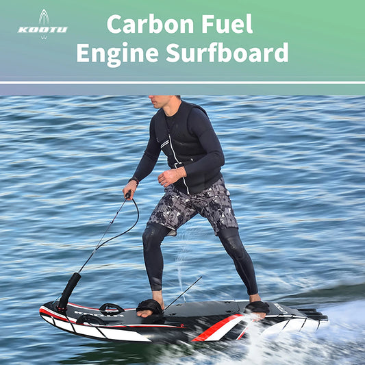 Surfboard Powered Carbon Fiber 109cc Gasoline Engine
