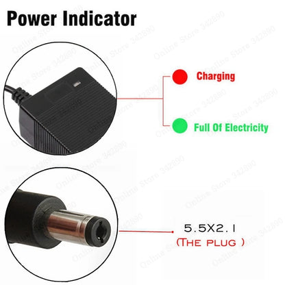 36V 2A battery charger For 10Series 36V Electric Bike