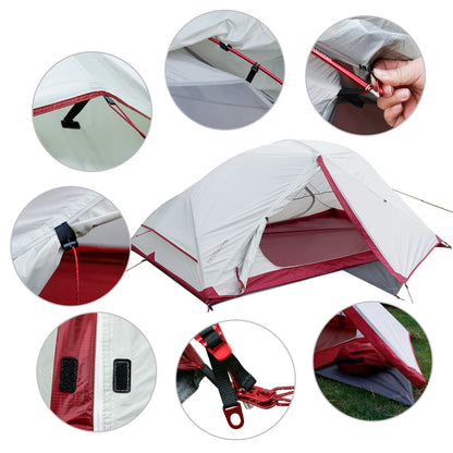 2 Person Backpacking Hiking Ultralight Camping Tent