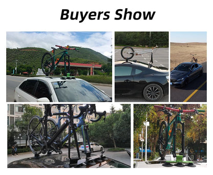 Suction Roof-Top Bicycle Car Rack