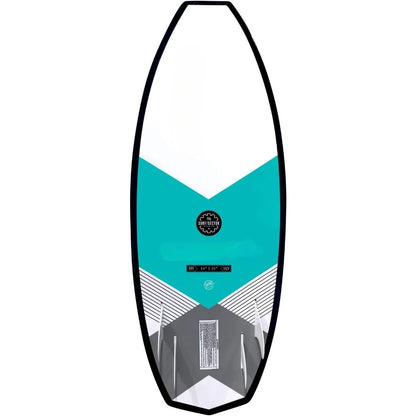 Wakesurf Board -Surf Style Wakesurfer Surfboard Quad Fin Set Included Wakeboard Underwater Scooter Inflatable Sapboard Surfing