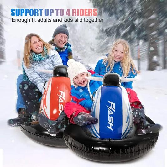 2 Pack Inflatable Snow Sleds