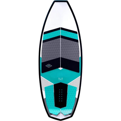 Wakesurf Board -Surf Style Wakesurfer Surfboard Quad Fin Set Included Wakeboard Underwater Scooter Inflatable Sapboard Surfing