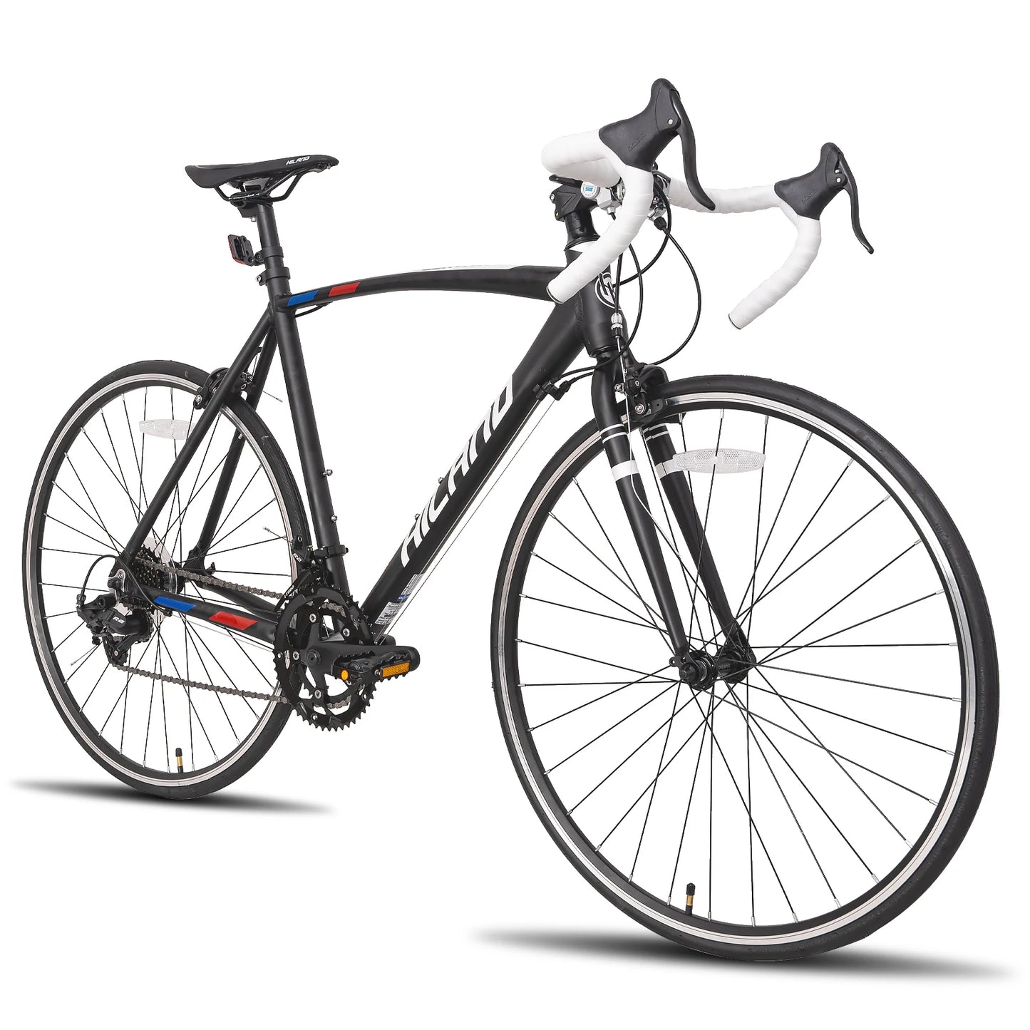 Hiland 700c road bike, 14 speeds, lightweight aluminum frame, racing bike, city commuter road bike for men and women