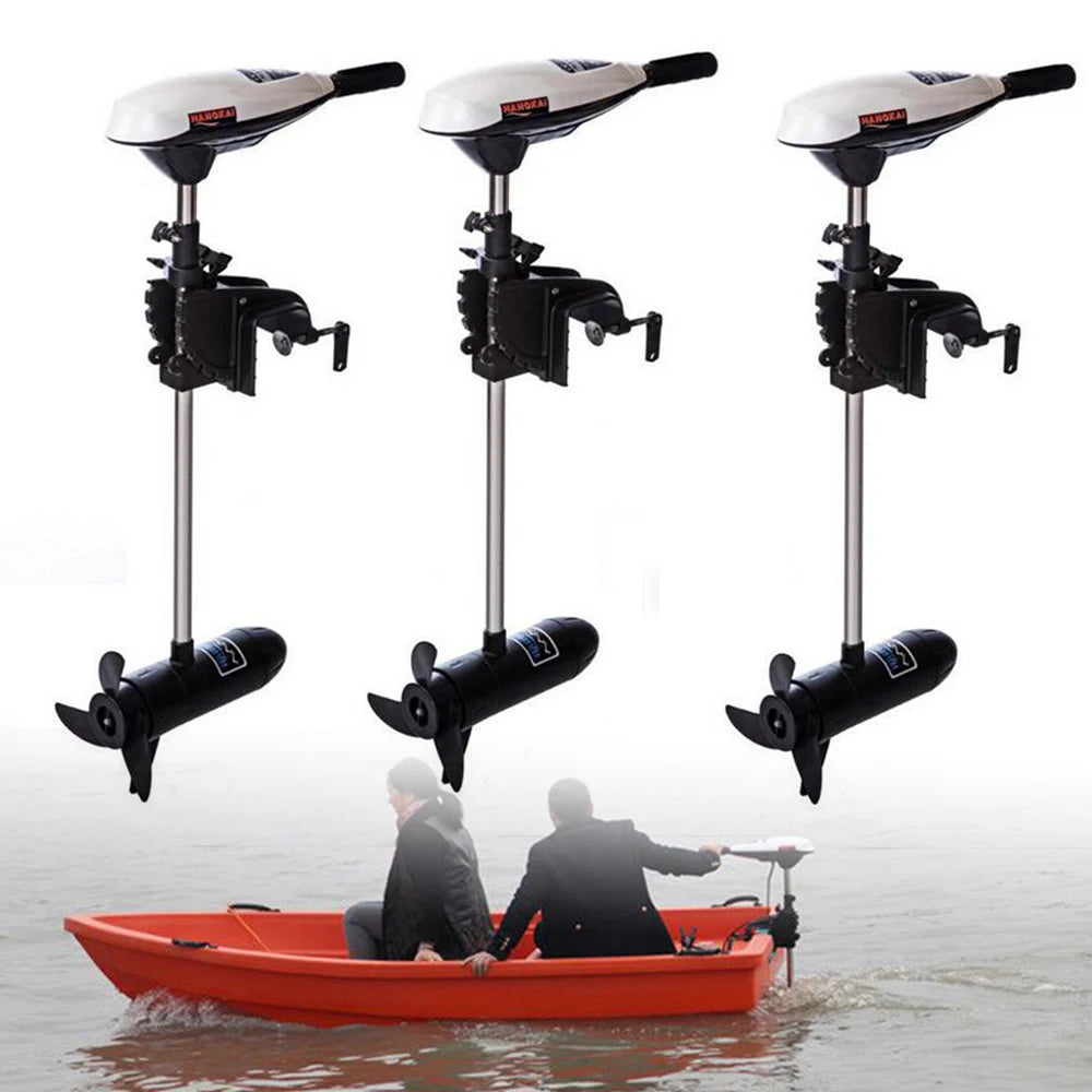 Electric Outboard Trolling Motor 65LBS With 40CM Short Shaft Brush Motor Suitable For Small Boats Inflatable Boat