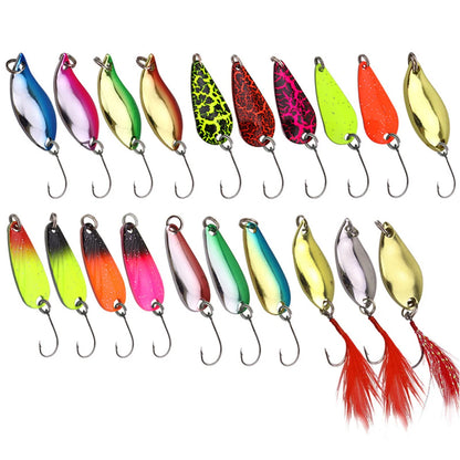 5/16/20pcs Fishing Spoons Lures for Trout Bass